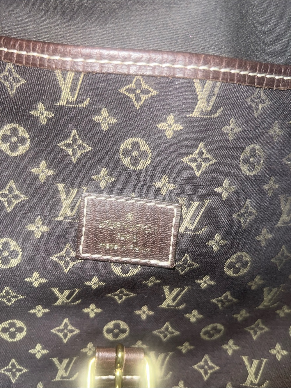 Louis Vuitton Brown Monogram Adjustable Strap Crossbody mini Lin Samur 25 - Picture 11 of 16